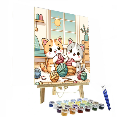 Cuddly Kittens Paint By Numbers Kits