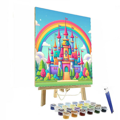 Wondrous Fairy Tale Castle Paint By Color