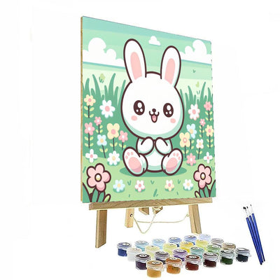 Cuddly Bunny Friend DIY Paint By Numbers