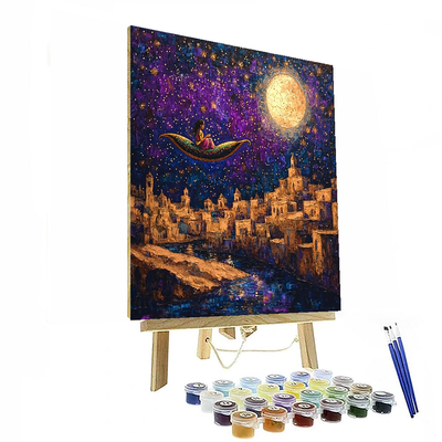 Jasmine's Magical Flight - Disney Inspired Numbered Painting Kits