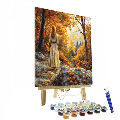 Frozen Ii Anna's Forest Journey - Disney Inspired Painting Number Kit