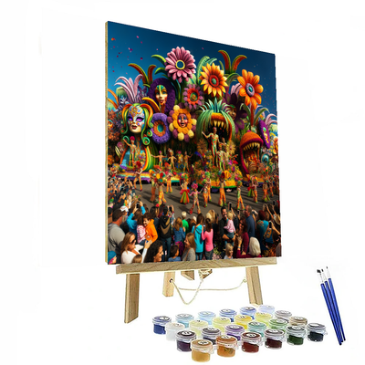 Carnival Of Flowers Painting By Numbers Kit