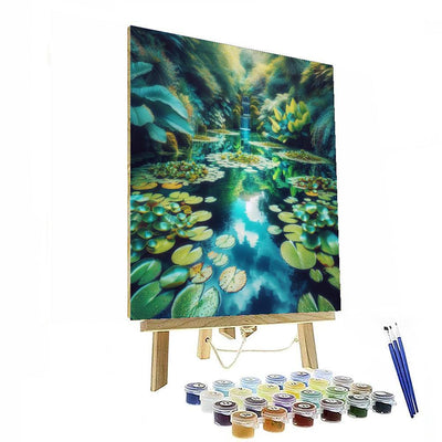 Secret Water Garden DIY Paint By Numbers