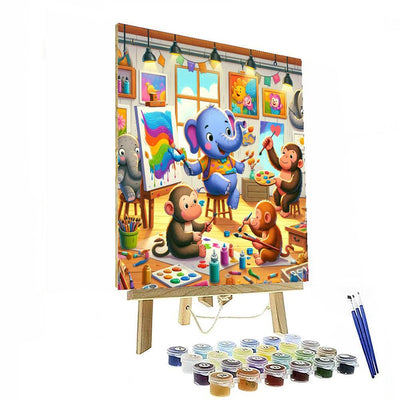 Artistic Animals Painting By Numbers Kit