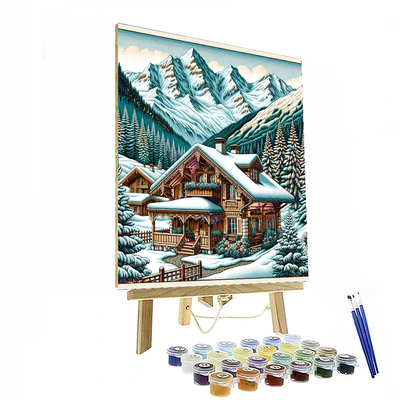 Alpine Chalet Charm Paint By Color