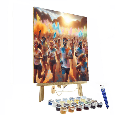 The Color Run Numbered Painting Kits