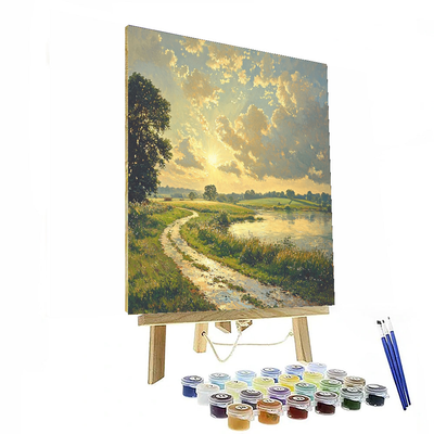 John Constable Inspired Pastoral Light Symphony  Paint By Numbers Kits