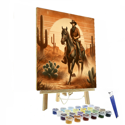 Wild West Escape DIY Paint By Numbers