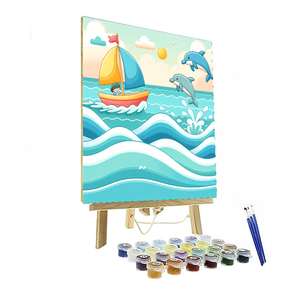 Ocean Adventure Voyage Paint By Numbers Art