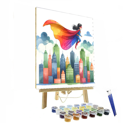 Superhero In Training Paint By Numbers Kits