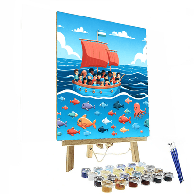 Ocean Adventure Expedition Painting By Numbers Kit