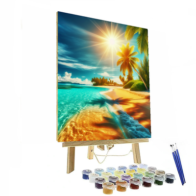 Sunny Tropical Escape Paint By Numbers Kits