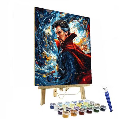 Benedict Cumberbatch: Sorcerer's Supreme Journey Through Time Paint By Color