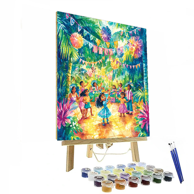 Lilo's Hawaiian Luau - Disney Inspired Painting Number Kit