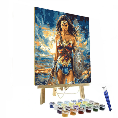 Gal Gadot: The Wonder Woman Leading The Charge Paint By Color