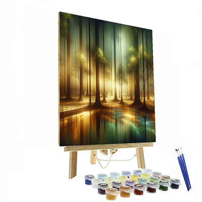 Whimsical Forest Dreamscape Painting By Numbers Kit