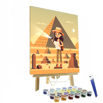 Ancient Pyramid Exploration Paint By Number