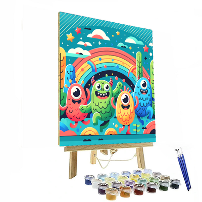 Charming Monster Mash Numbered Painting Kits