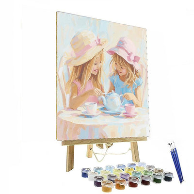 A Magical Tea Party Painting By Numbers Kit