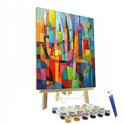 Pablo Picasso Inspired Picasso's Urban Tapestry  Paint By Numbers Kits