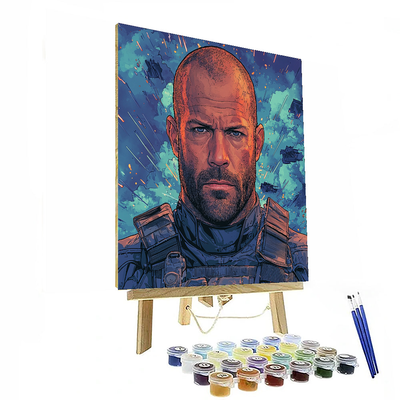 Jason Statham: The Relentless Action Hero Painting By Numbers Kit