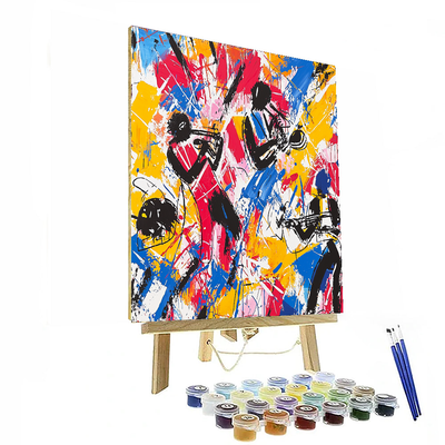 Jean-Michel Basquiat Inspired Golden Age Of Jazz  Paint By Numbers Kits