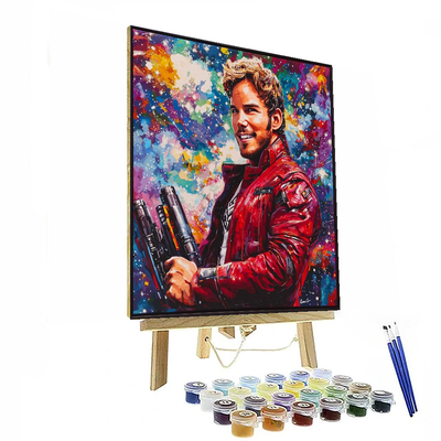 Chris Pratt: The Adventure Of A Cosmic Star-lord Paint By Number