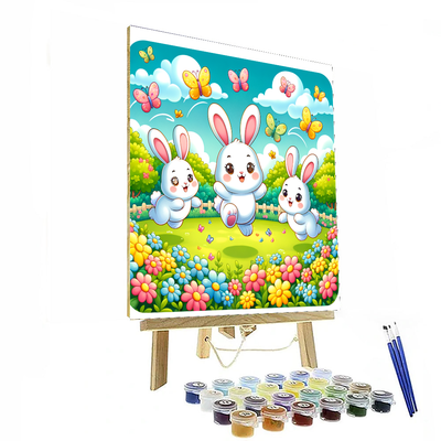 Bouncing Bunny Adventure Number Painting