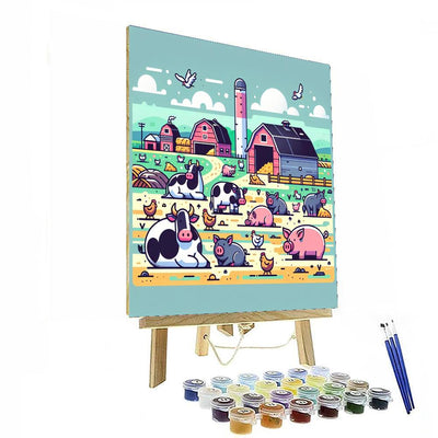 Cozy Farmyard Fun Paint By Color