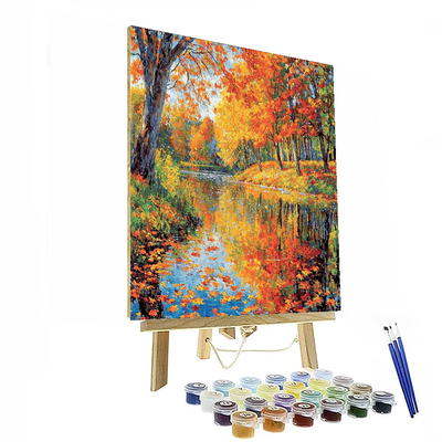 Claude Monet Inspired Autumn Dance  Paint By Numbers Kits