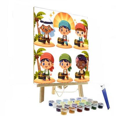 Treasure Island Adventure Numbered Painting Kits