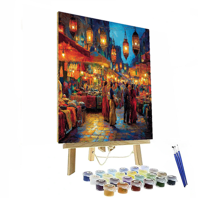 Chiang Mai Night Bazaar - Thailand Paint By Number