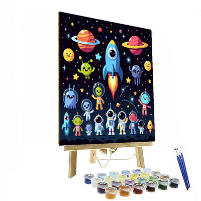 Space Expedition Adventure Painting By Numbers Kit