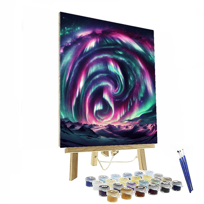 Fantasy Aurora Skies Paint By Number