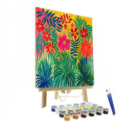 Henri Matisse Inspired Bold Botanicals  DIY Paint By Numbers