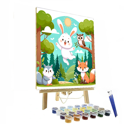 Frolicking In The Forest Numbered Painting Kits