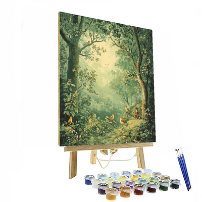 Rackham Inspired Fanciful Forests  DIY Paint By Numbers