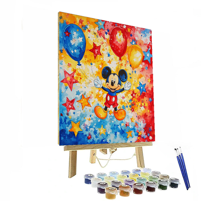 Mickey Mouse Magical World - Disney Inspired Paint By Numbers Art