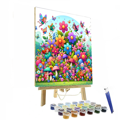 Wondrous Fairy Garden Painting By Numbers Kit