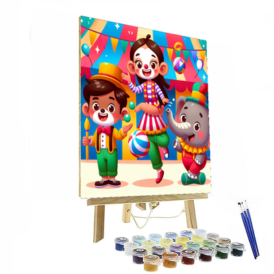 Whimsical Circus Friends Paint By Numbers