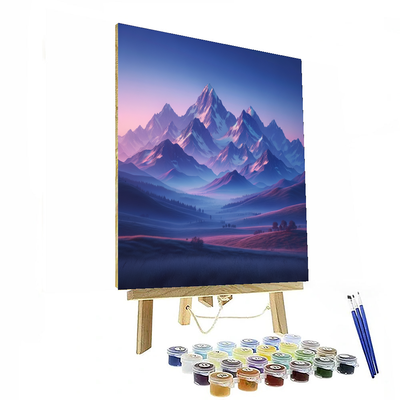 Mountain Dawn Symphony Paint By Number