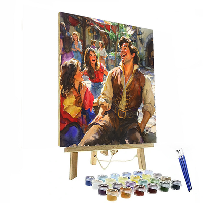 Gaston’s Laughing Contest - Disney Inspired Paint By Number