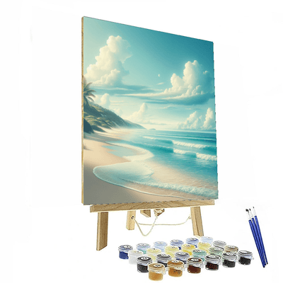 Serene Beach Retreat Painting By Numbers Kit