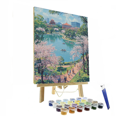 Ueno Park - Tokyo Numbered Painting Kits