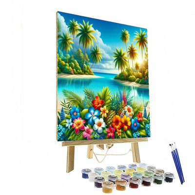 Tropical Paradise Haven Paint By Number