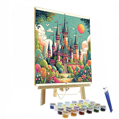 Fantastic Fairy Tale Castle DIY Paint By Numbers