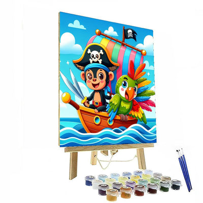 Pirates Of The Colorful Seas DIY Paint By Numbers