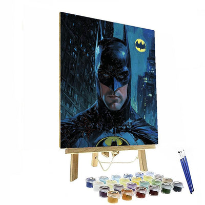 Christian Bale: The Complex Darkness Of Batman Paint By Color