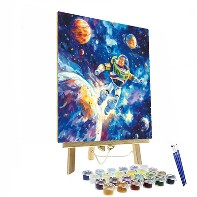 Buzz Lightyear Cosmic Quest - Disney Inspired Paint By Numbers Kits