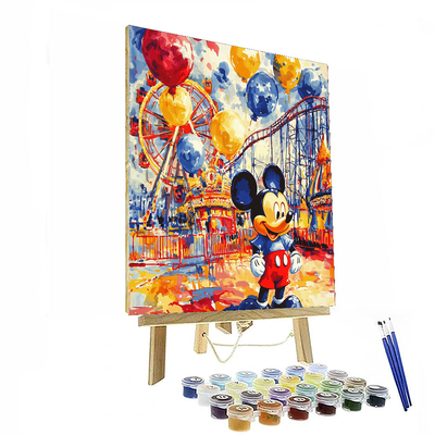 Mickey Mouse Fun Land - Disney Inspired Paint By Numbers